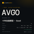 AVGO Broadcom Inc. — Ten-Year Valuation Model (Excel)